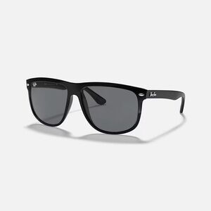 Used Ray-Ban 4147 Boyfriend Black Frame Gray Lens Sunglasses